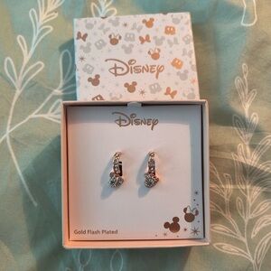 Disney Gold Flash Plated Earrings
